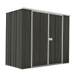 Spanbilt Yardstore F63-D Colour 2.10m x 1.07m x 1.80m Flat Roof Garden Shed Medium Garden Sheds 